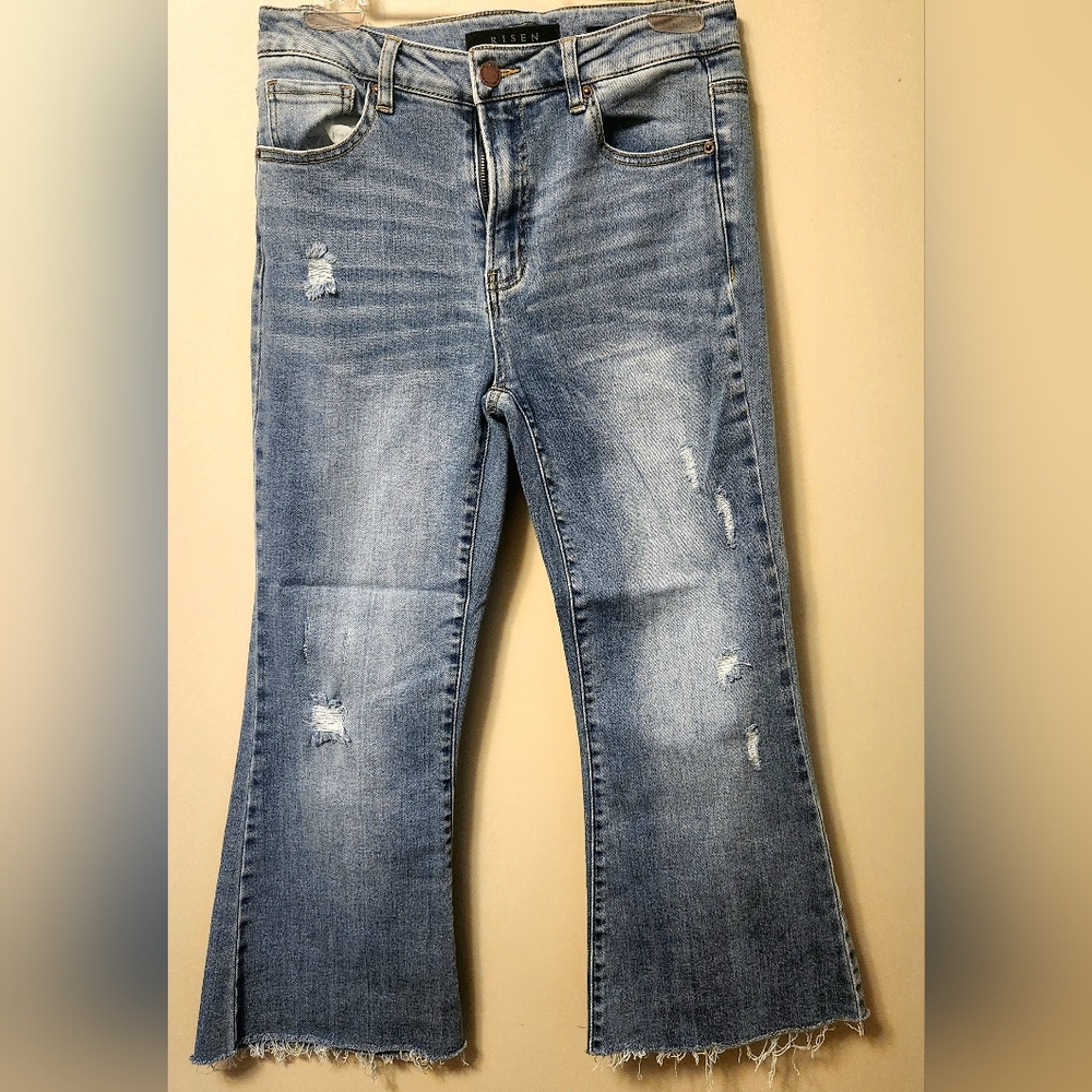 Women's Distressed Ankle Jeans